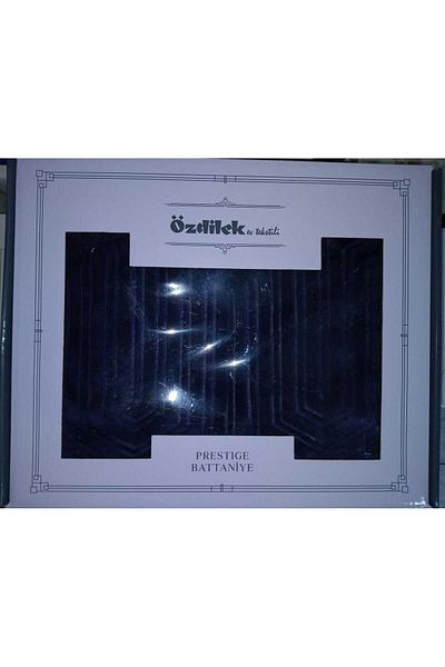 Özdilek Özdilek Prestige Navy Blue Blanket Single
