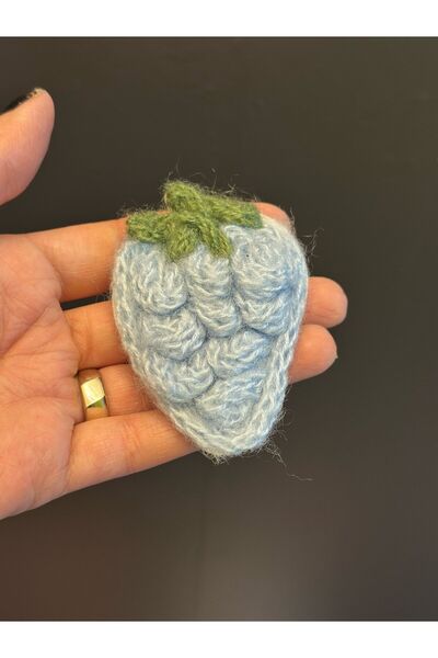 Gönülden Tasarım Plavi Cilek Artemish pletenina veličine 8x6 CM