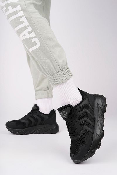 Moda Kadıköy ΓΥΝΑΙΚΕΙΑ ΜΑΥΡΑ ΕΛΑΦΡΙΑ ΠΑΠΟΥΤΣΙΑ SNEAKER