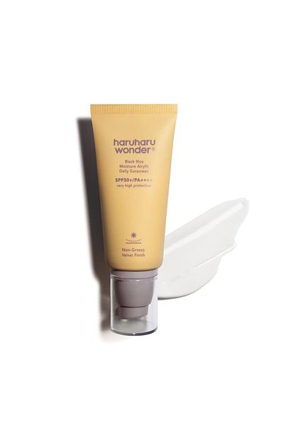 HaruHaru Wonder Black Rice Airyfit Sunscreen 50ml, Reef Safe, Non-Greasy Velvet Finish