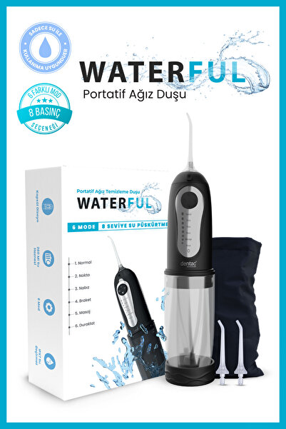 Dentac Waterful Portatif Ağız Temizleme Duşu Beyaz