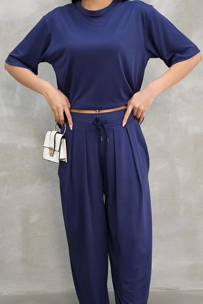 sportiness Modal Fabric with Shalwar Pants, Soft Textured Bottom and Top Set