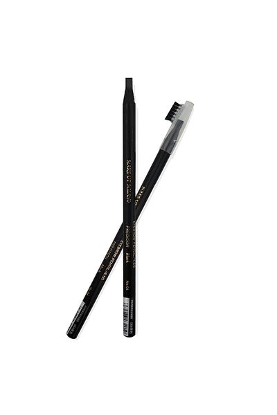 GUAPA Microblading Eyebrow Pencil Waterproof Set for Marking, Filling, Outlining (5pcs, Black)