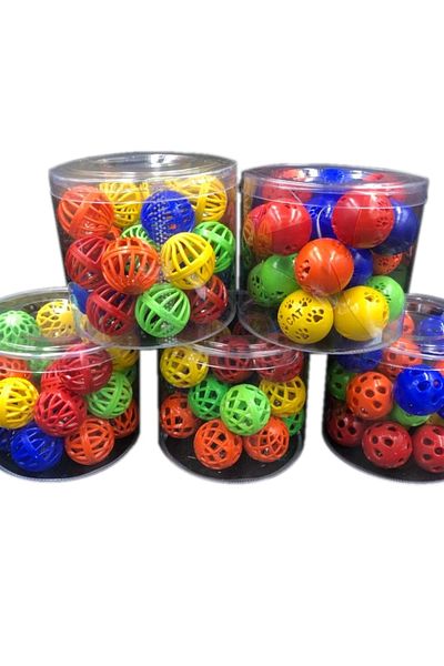 RubyBoutiques Rattle Cat Ball 100 Pieces - Blc2948-2125