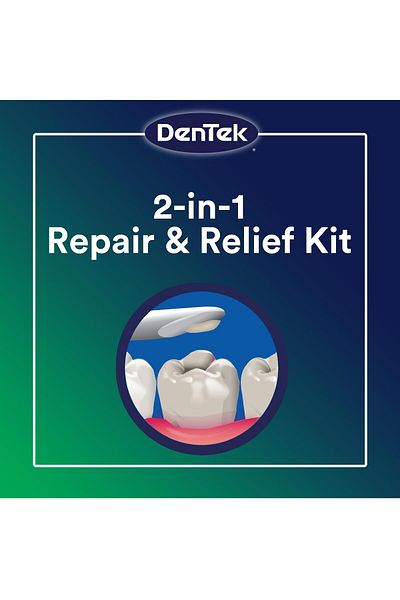 DENTEK طقم إصلاح الأسنان المتقدم Temparin Max، 13+ إصلاحًا