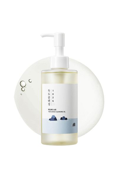 Round Lab 1025 Dokdo Cleansing Oil 6.76 fl oz, Deep Pore & Makeup Remover, Leaves No Oil