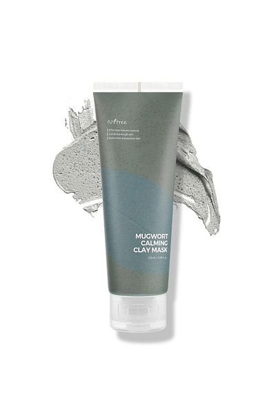 Isntree Mugwort Calming Clay Mask 100ml | Sebum Control, Pore Tightening, Exfoliation | Korean Skincare