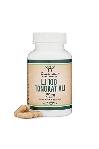 Double Wood Supplements LJ100 Tongkat Ali للرجال (120 كبسولة) - مكمل غذائي ثب...
