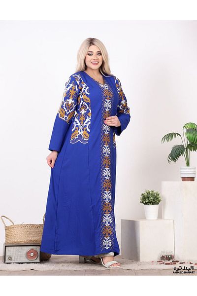 Genrics Embroidered cotton reception jalabiya
