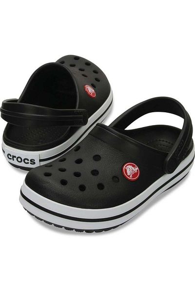 Crocs Crocband K Kids Black Slippers