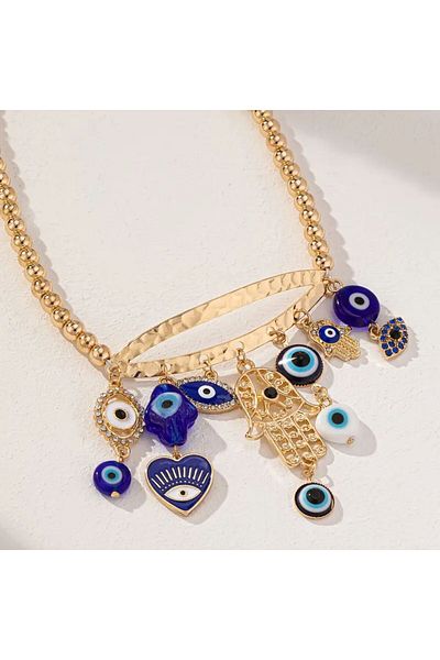 Minnoş Dükkan Evil Eye Beaded Arm Bracelet