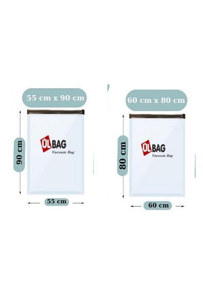 ÜLBAG Σετ 2 σακούλες κενού - 7 σακούλες κενού και ρούχα σε κάννη