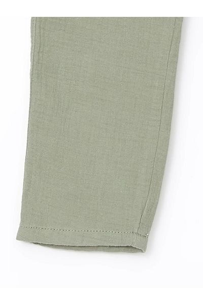 LC Waikiki Παντελόνι Cargo για αγόρια LCW baby Green Basic