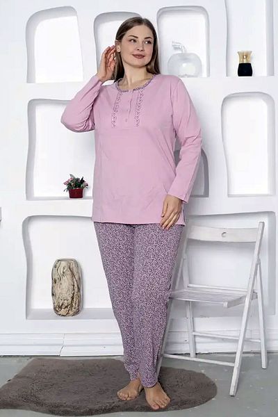 ALİMER Women's Lycra Crew Neck Top Long Sleeve Set