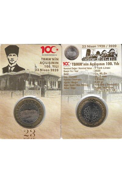 EMİR COLLECTION Büyük Millet Meclisi'nin Açılışı'nın 100. Yılı Hatıra Para Öz...