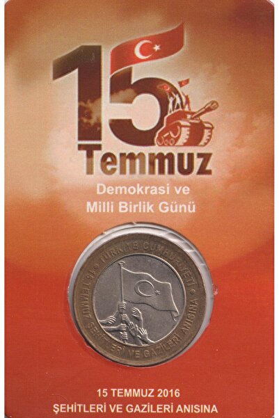 Edi Antik 15 TEMMUZ HATIRA PARASI ÇİL