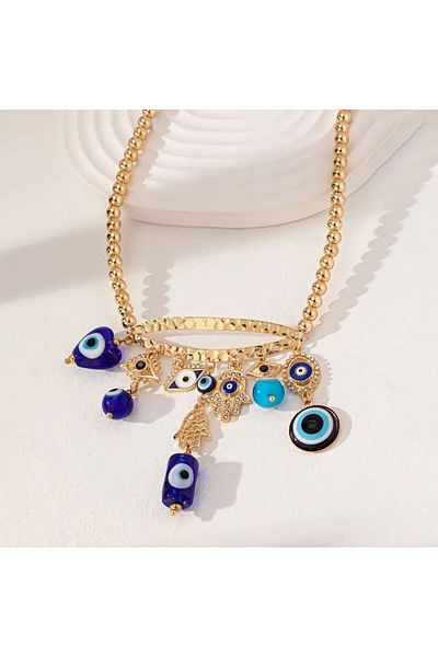 Minnoş Dükkan Handmade Evil Eye Beaded Bracelet