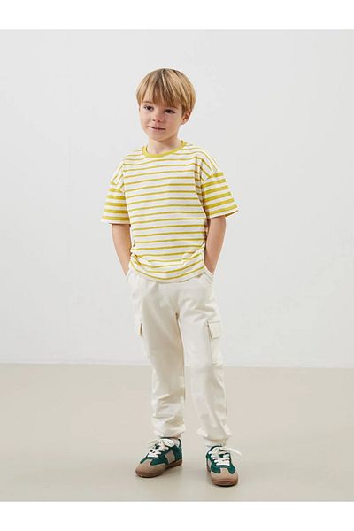 LC Waikiki LCW Kids Khaki Elastic Waist Jogger Αγόρια Φούτερ