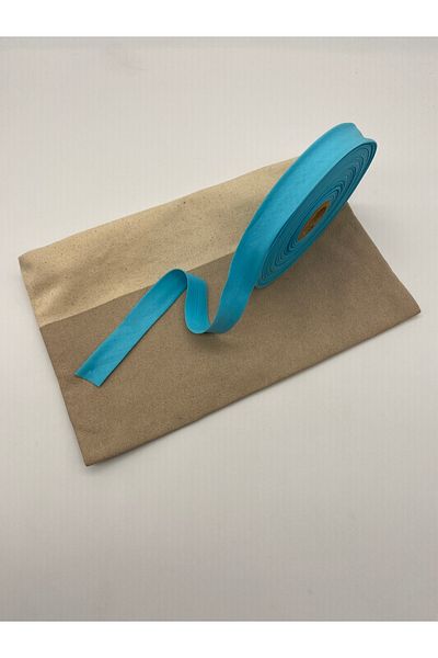 Ak Tuhafiye 100% Cotton (Koton) Bias Turquoise 25 Meters Length-2 cm Width-Bias Ply Cotton Bias 25 Meters No:11