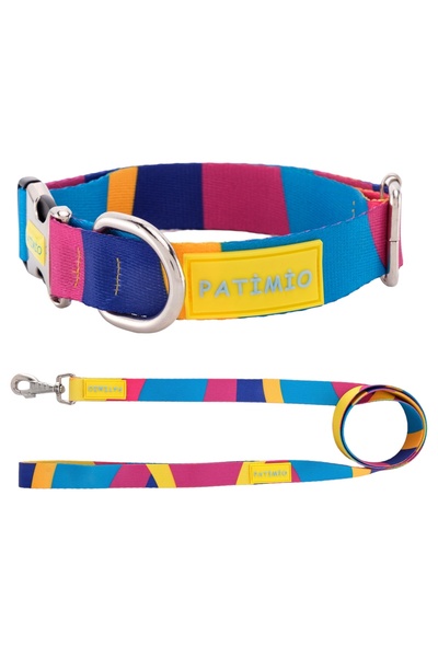 PATİMİO Colours Köpek Boyun Ve Gezdirme Tasma Seti