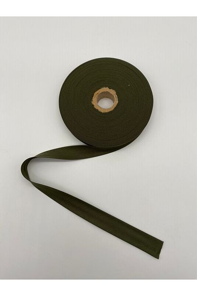 Ak Tuhafiye 100% Cotton (Koton) Piping Khaki 25 Meters Length - 2 cm Width - Bias Ply Cotton Piping 25 Meters No:68