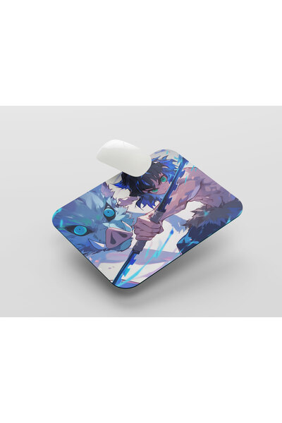 Akumastik Подложка за мишка Demon Slayer Inosuke Hashibira - 22 x 18 cm - Аниме