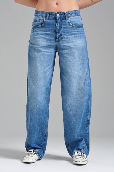 tw3 Дамски T.Kot Colour Super Barrel Fit Belt Detail Denim