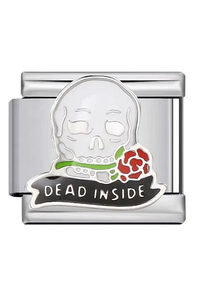 RoseCo00 Italian Steel Bracelet Charm