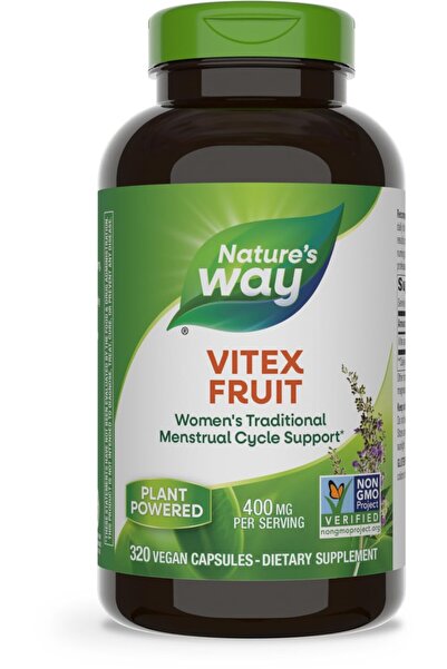 Nature's Way فاكهة فيتكس، لدعم صحة الدورة الشهرية وصحة المرأة، توت العفة، نبا...