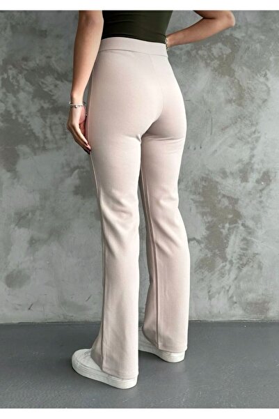 EGELİMODA Παντελόνι Lycra με μπροστινή ραφή με ελαστική μέση