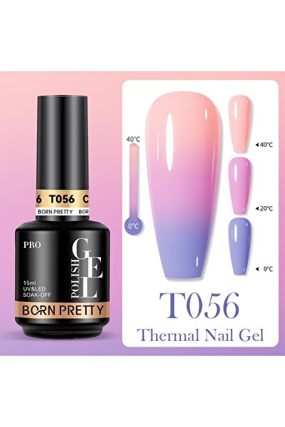 Born Pretty Thermal Uv Led Kalıcı Oje 15 ml Termal Isıyla Renk Değiştiren Oje...