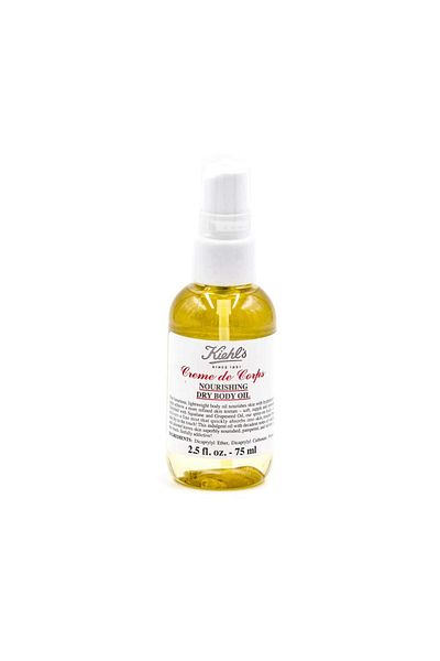 Kiehl's زيت الجسم الجاف المغذي من Creme de Corps 2.5 أونصة (75 مل)