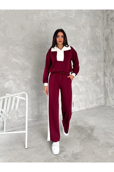 fiolin Shawl Collar Soft Texture Modal Fabric Tracksuit Set