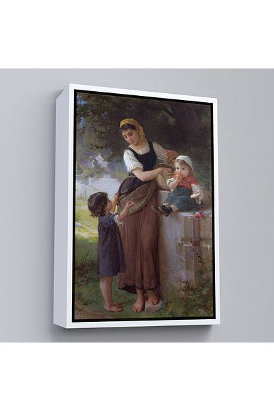 Harita Sepeti Decorative Wall Painting for Children with White Frame Saying I Want It from You