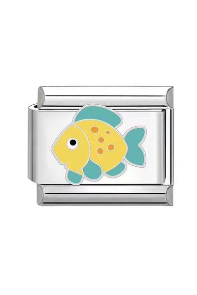 RoseCo00 Italian Steel Bracelet Charm