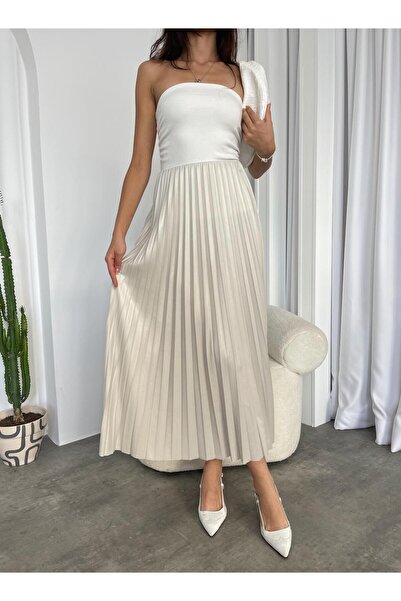 Sea Queen yüksek bel parlak Piliseli uzun tesettür Etek