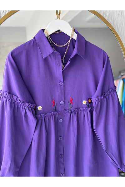 Butik Morose Embroidered Poplin Shirt