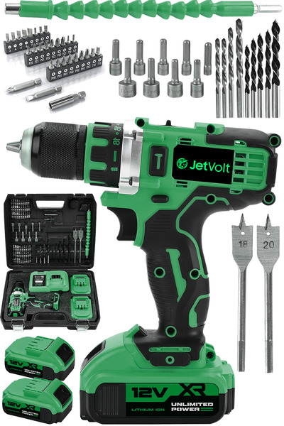 Genel Markalar 12v 2.0ah Şarjlı Matkap Metal Şanzıman Bakır Sargılı Çift Akül...