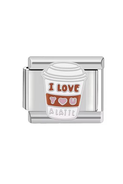 RoseCo00 Italian Steel Bracelet Charm