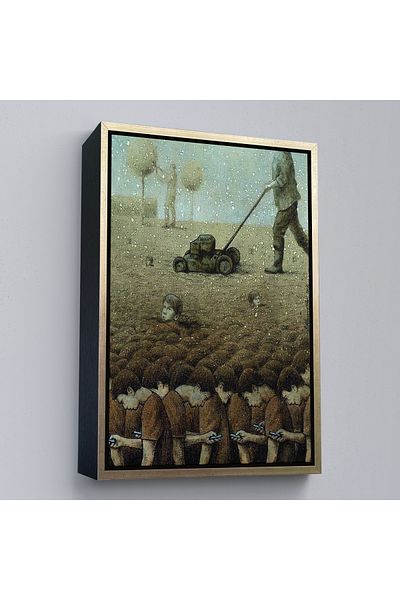 Harita Sepeti Pictură pe pânză cu idee surrealistă, dacă îți ridici capul, te-ți pierde