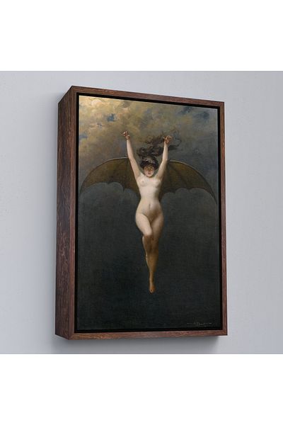 Harita Sepeti Картина с прилеп в кафява рамка, Алберт Джоузеф Пено, La Femme Chauve Souris