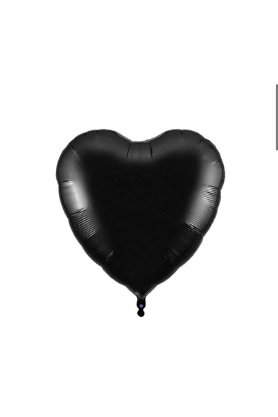 Kukuletaparty 18Th Black Heart Foil Balloon