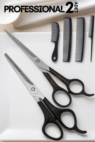 Transformacion Barber Scissors Spacer Scissors Set Professional 6.5 Inch Steel719773