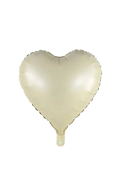 Kukuletaparty 18ınc Krem Kalp Folyo Balon