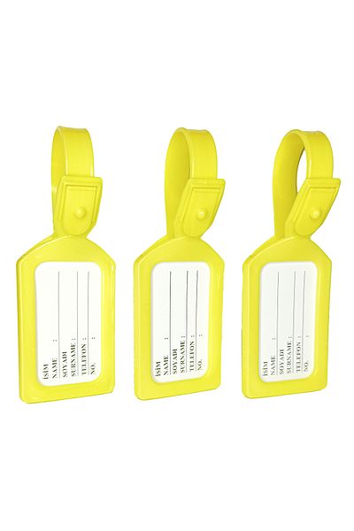 RZ RY ZAGA 3Pcs Suitcase Name Tags and Labels, Field Tag with Accessories