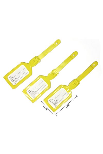 RZ RY ZAGA 3Pcs Suitcase Name Tags and Labels, Field Tag with Accessories