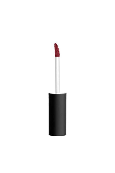 NYX Professional Makeup Soft Matte Metallic Lip Cream, Liquid Lipstick - Budapest (Deep Mauve With Red Undertone)