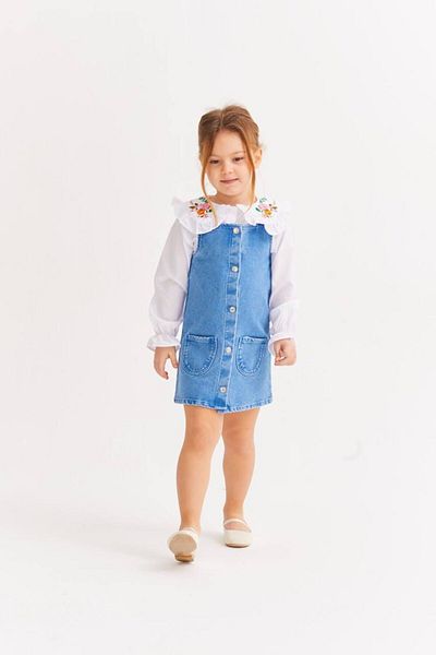 MODA Girl's Flowery Gilet Suit