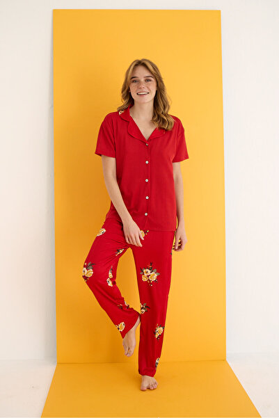 ELİTOL Pegasus Buttoned Pajama Set