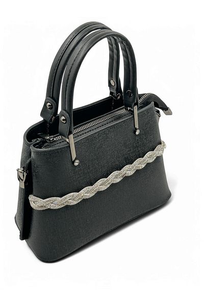 RAVZADERİ Shoulder Bag Full Lined Adjustable Long Strap Shoulder and Arm Bag Compartment Bag